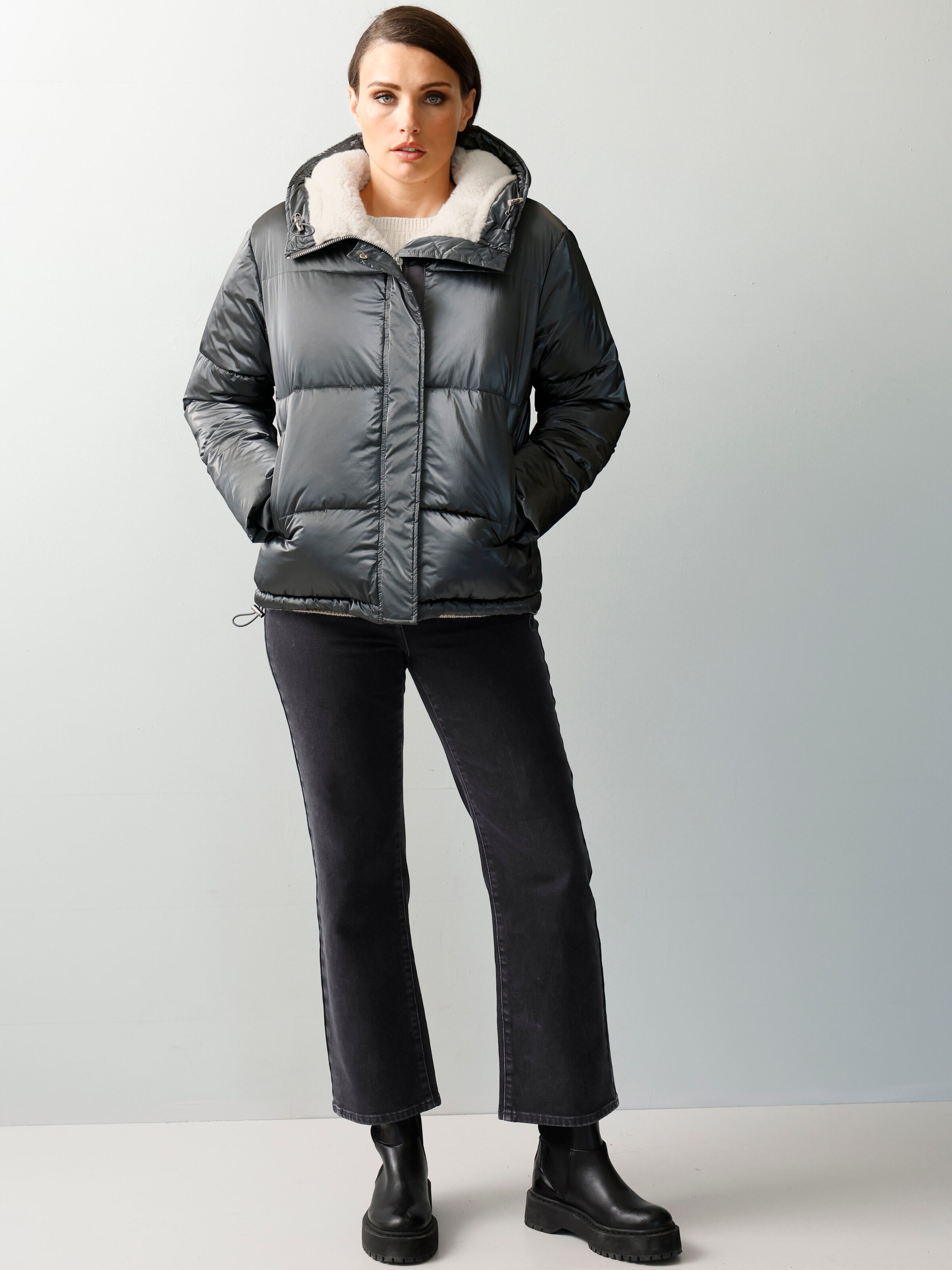 Steppjacke mit Teddyfell 6