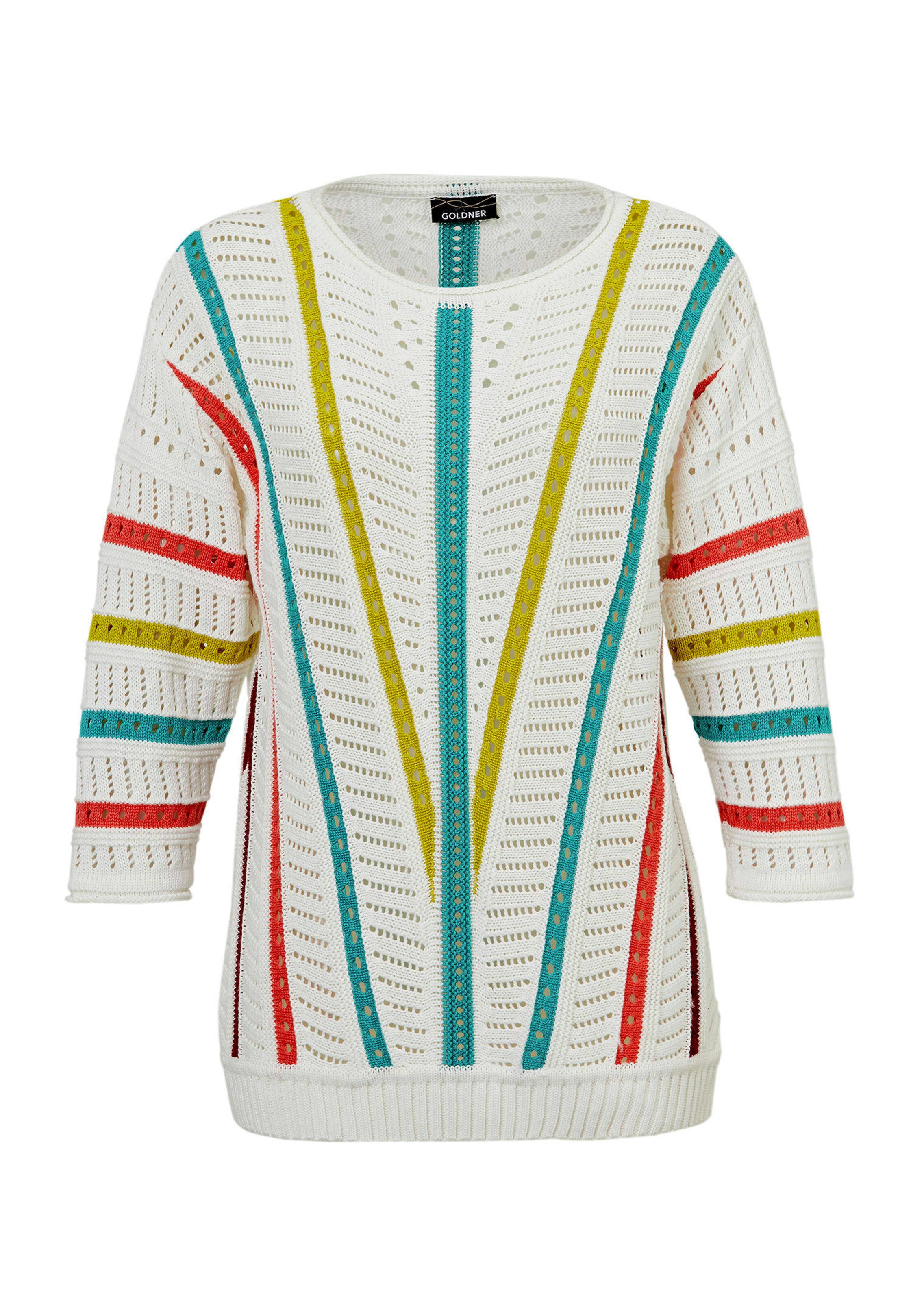 Strickpullover mit U-Boot-Ausschnitt