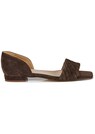 Flat suede sandal thumbnail 4