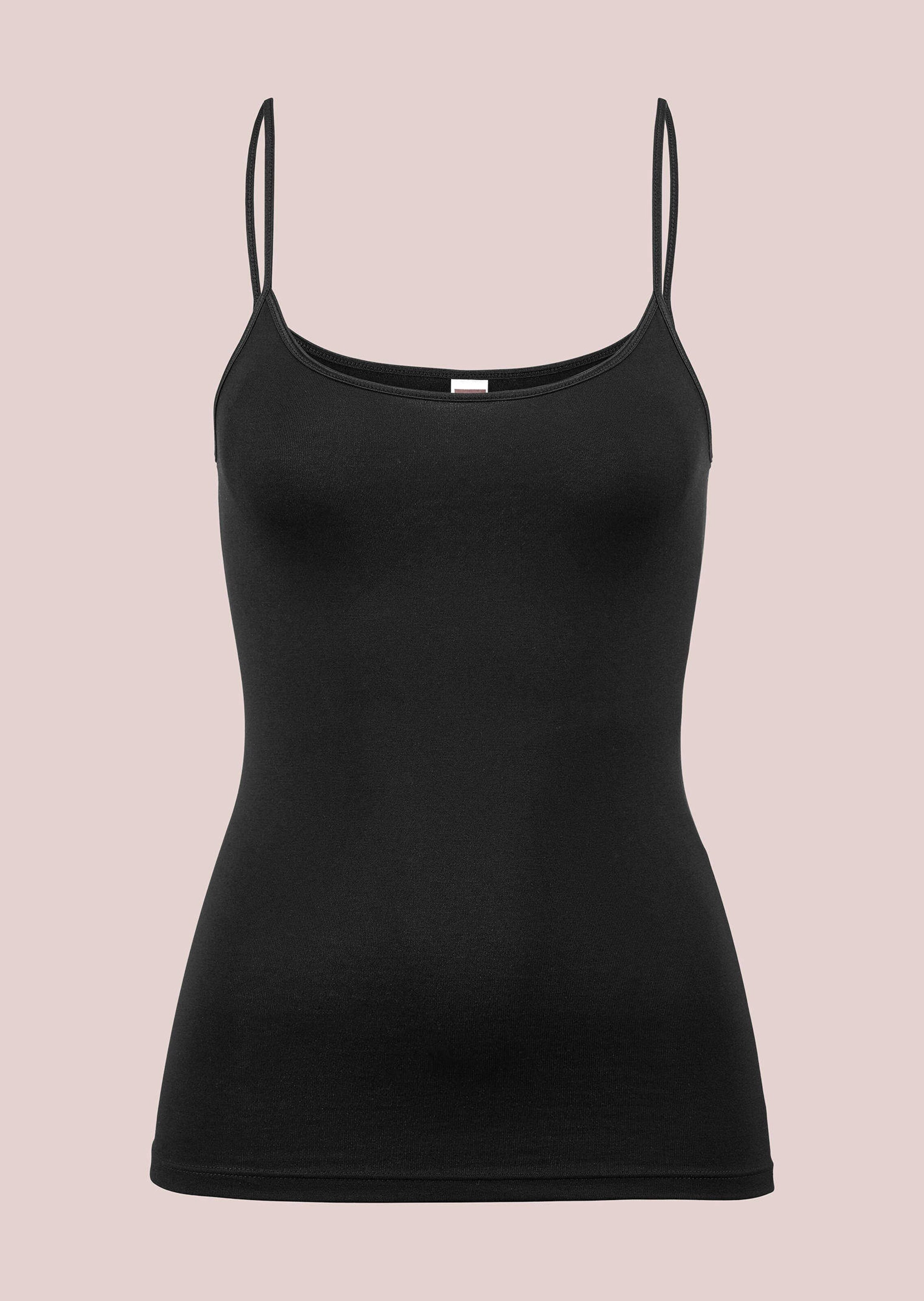 Trägerhemd im 2er-Pack mit Satinabschlüssen