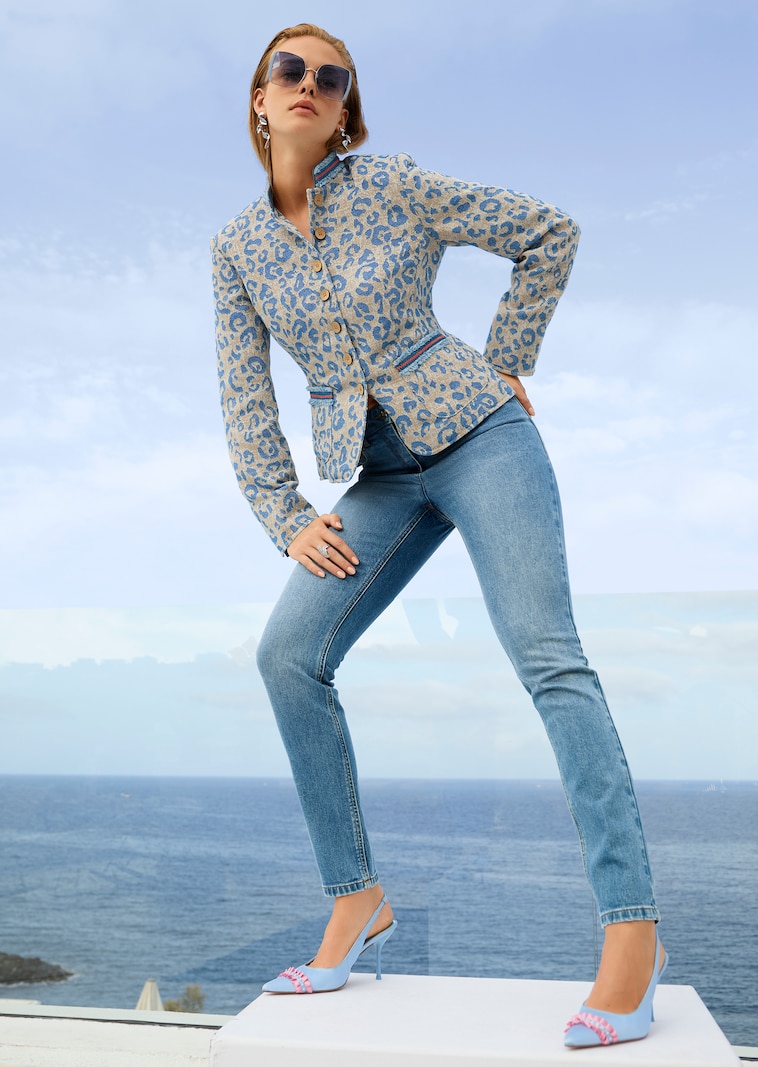 Schlanke Five-Pocket-Jeans