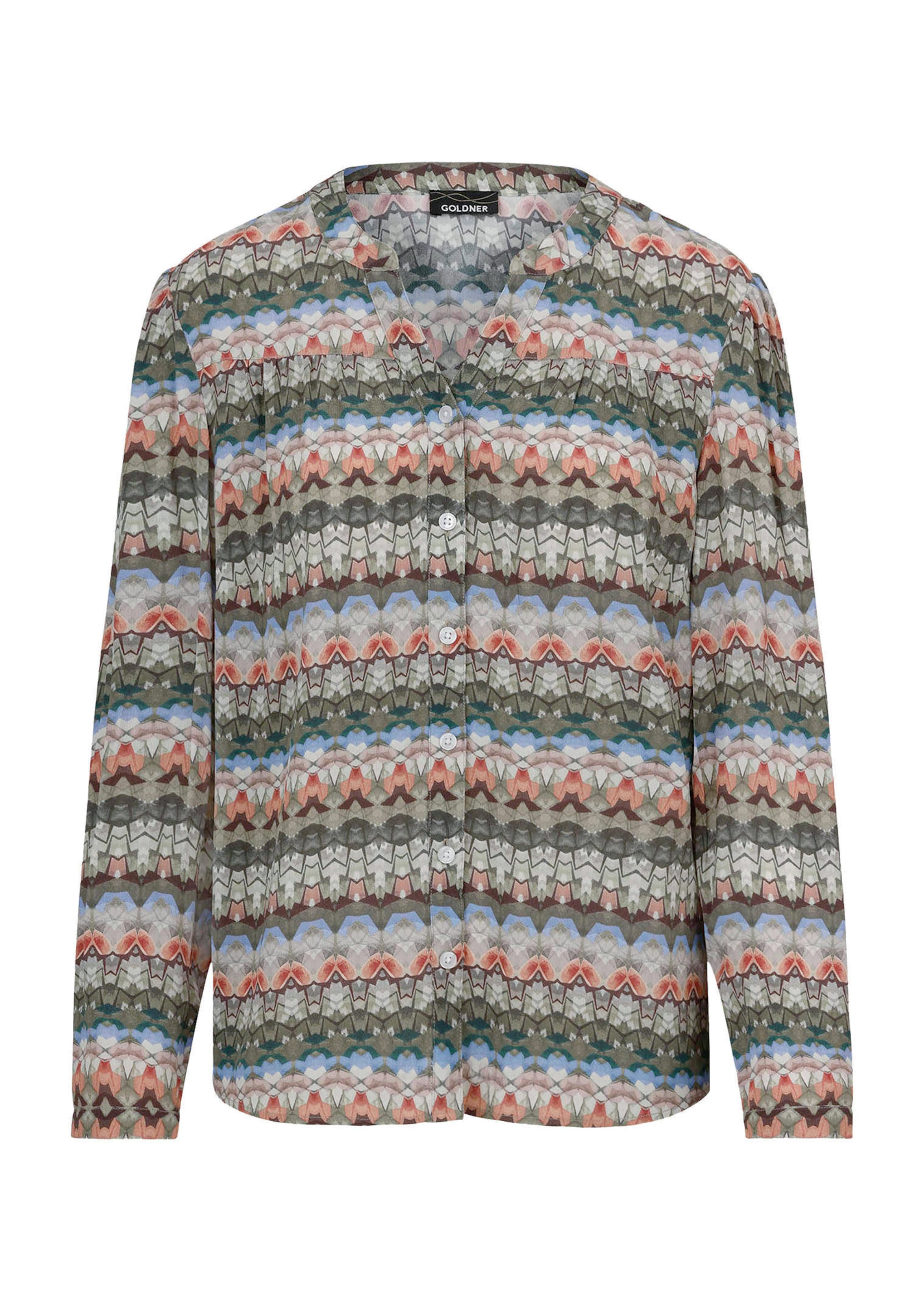 Viscose blouse met grafische print
