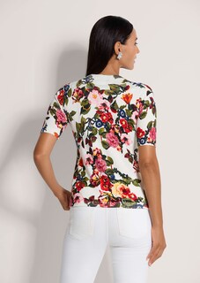 Rundhals-Pullover mit Unikat-Print thumbnail 3