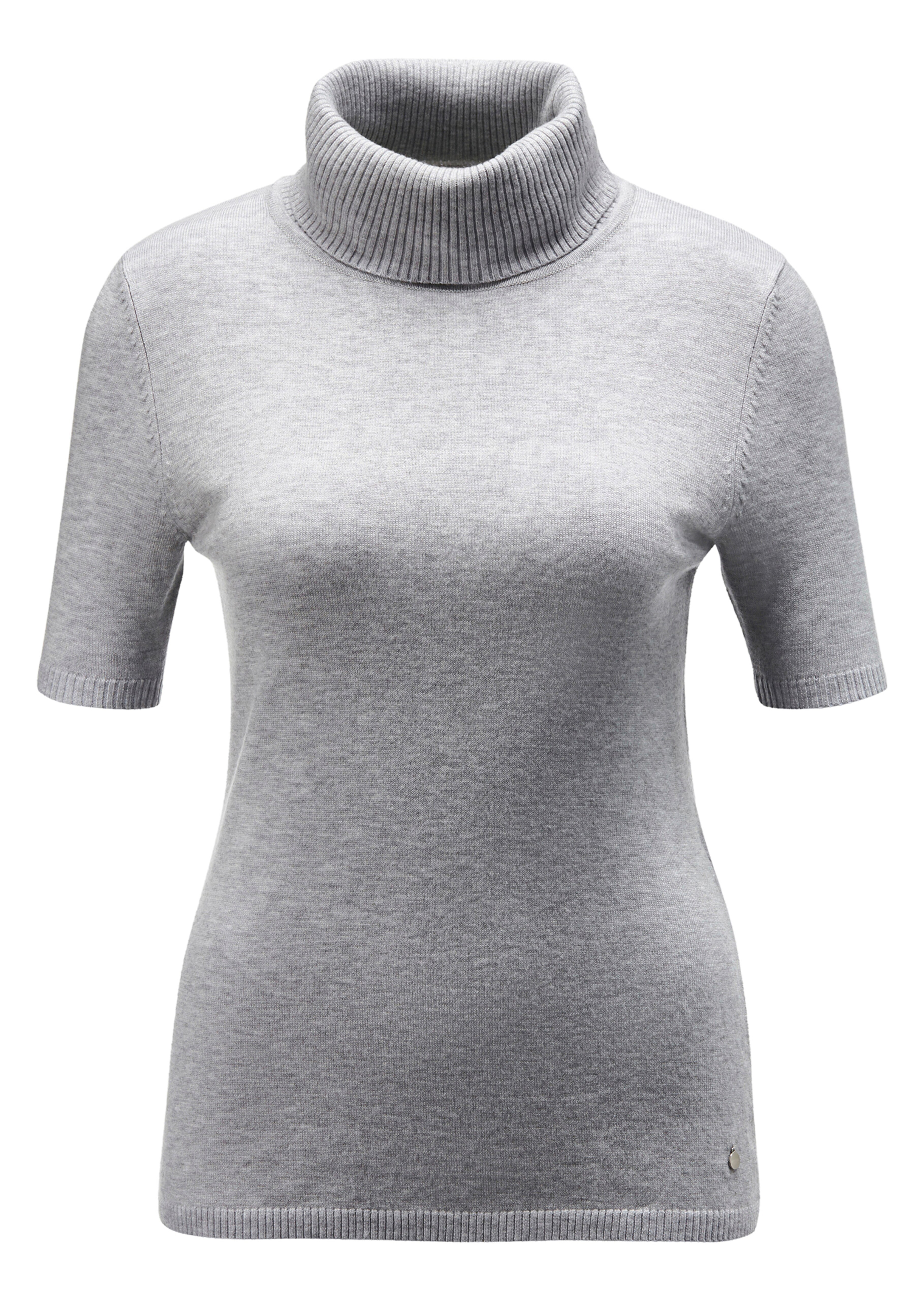 Rollkragenpullover mit kurzem Arm