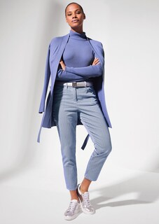 Lange Strickjacke mit Bindeband thumbnail 7