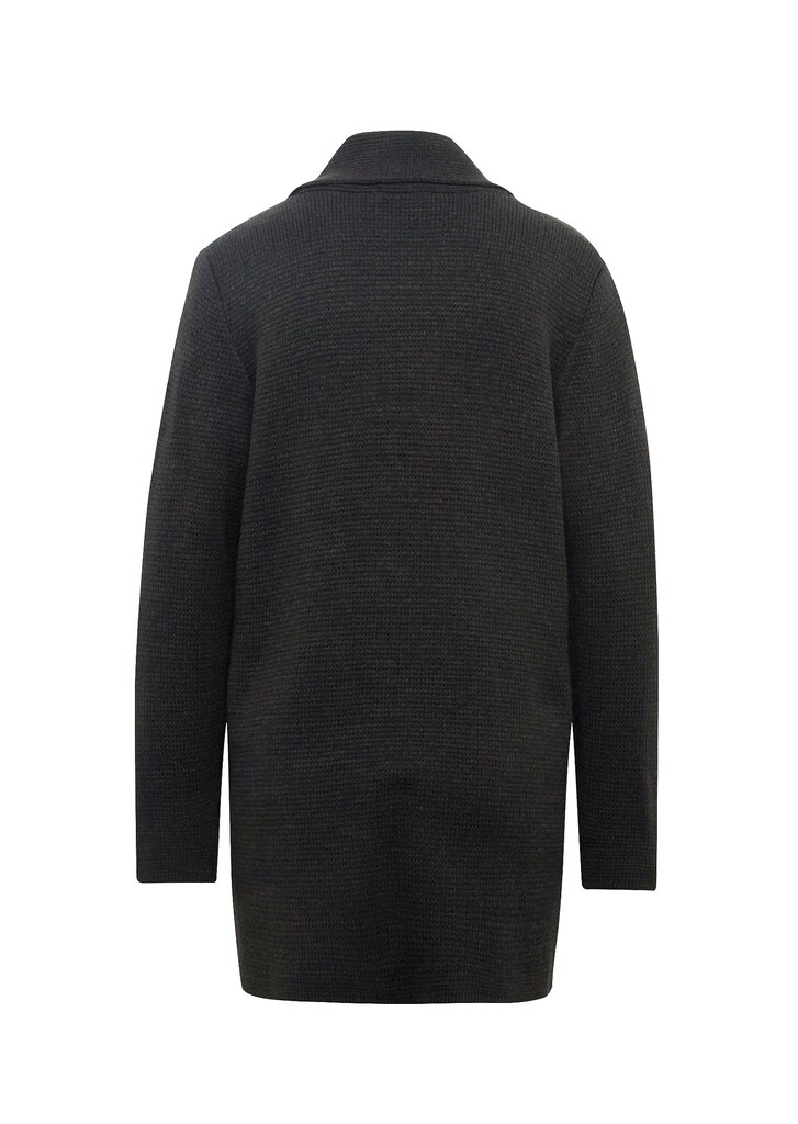 Kuschelweiche Strickjacke in kaschierender Länge
