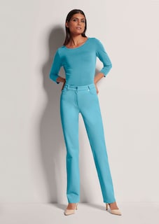 Jean M jambe droite avec imprimé logo thumbnail 2