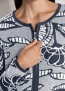 Blazer en maille à imprimé jacquard et zip thumbnail 5