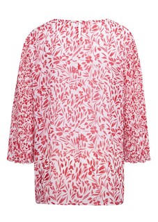 Florale Druckbluse mit plissierten Ärmeln thumbnail 2