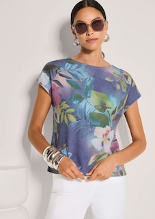 Zachte trui met bloemenprint thumbnail 4