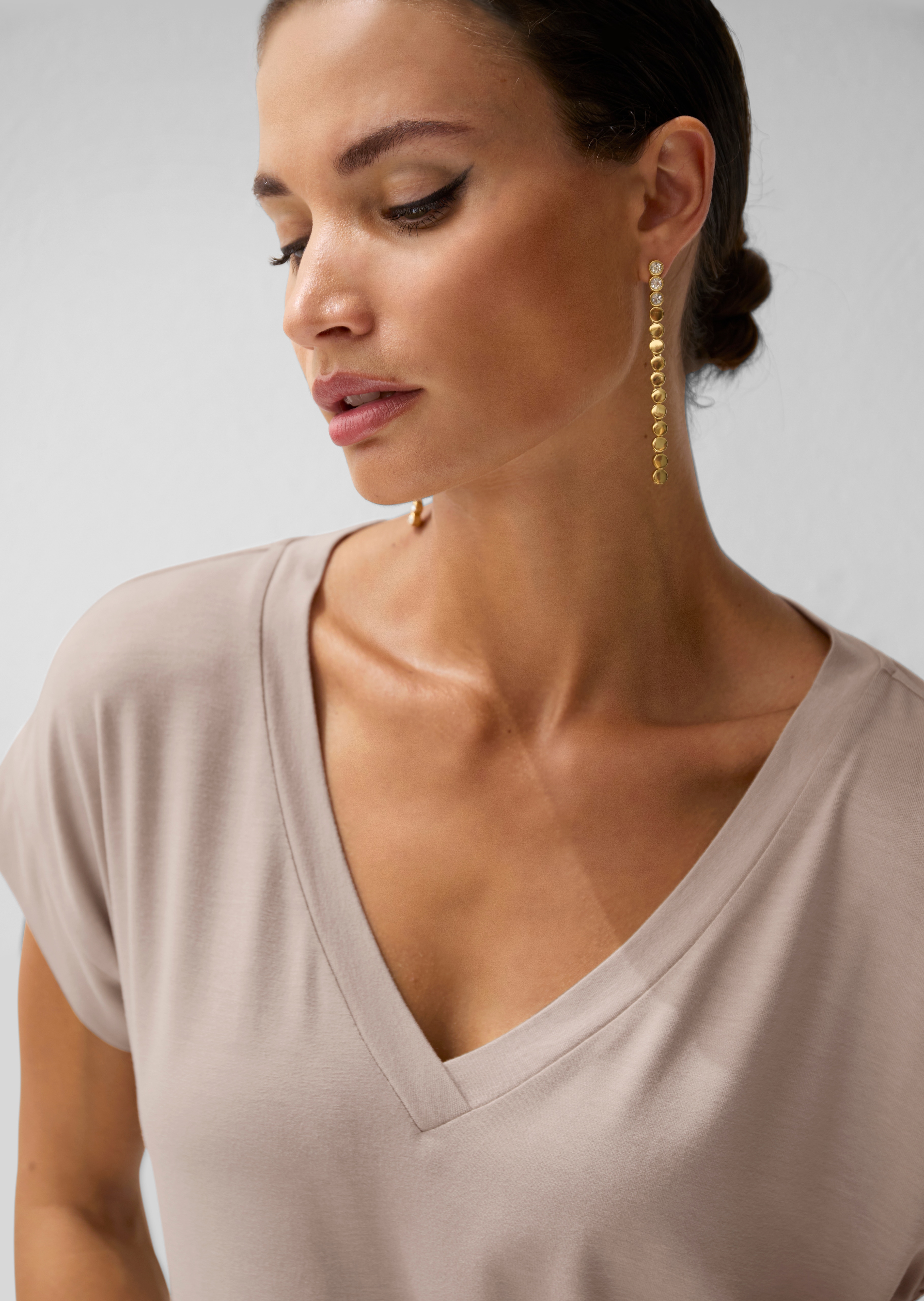 Casual V-neck top