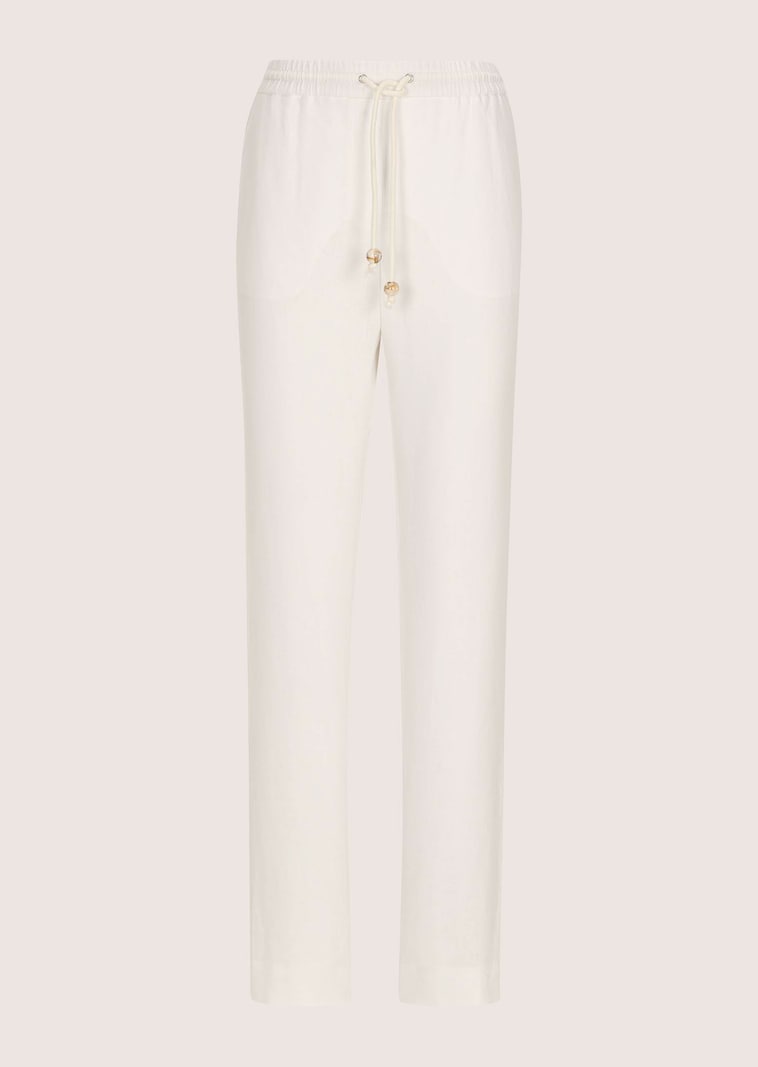 Leinenhose mit Tunnelzug