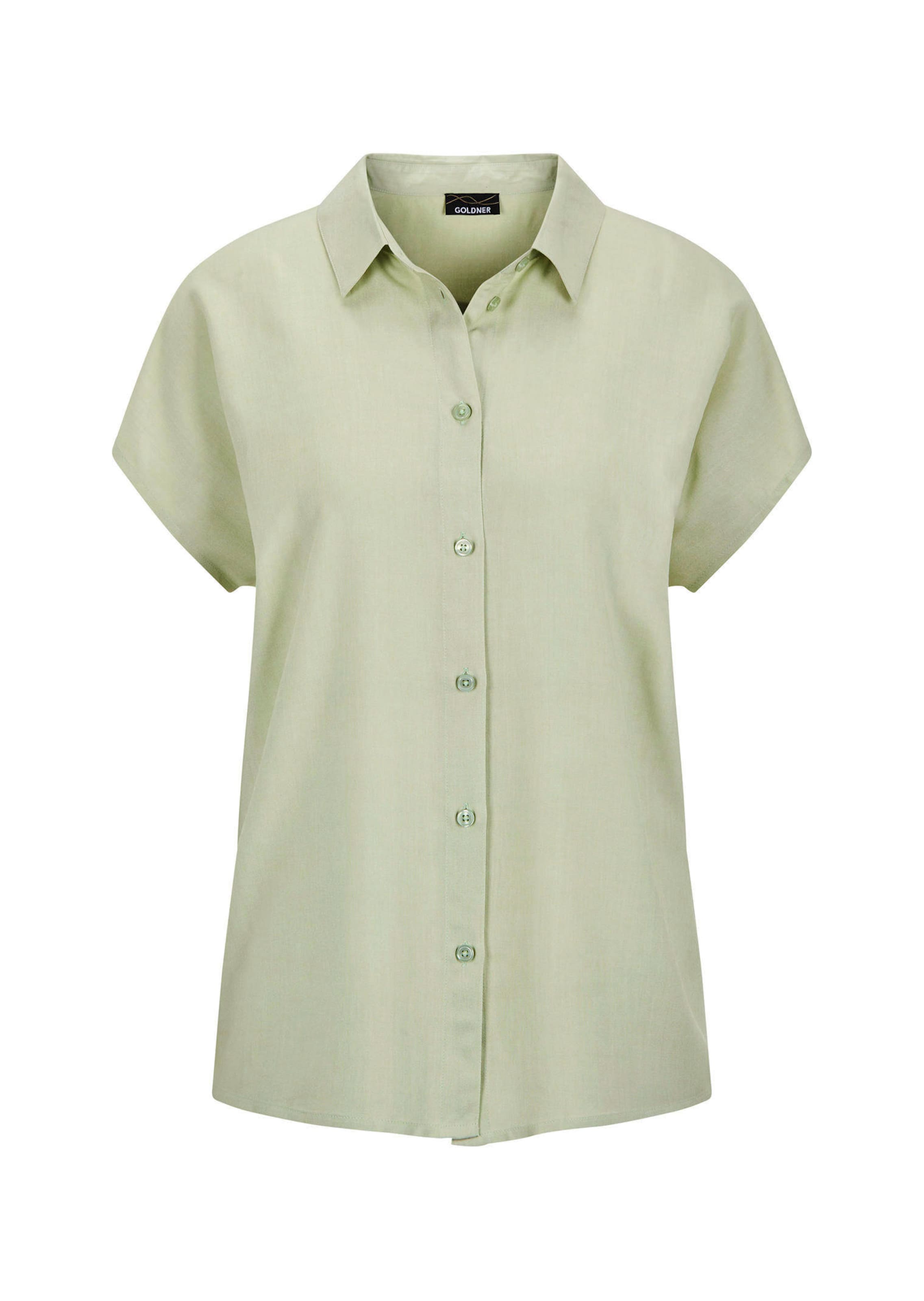 Blouse van viscose, met een overhemdkraag