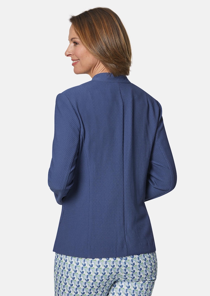 Comfortabele blazer van jersey met structuur 2