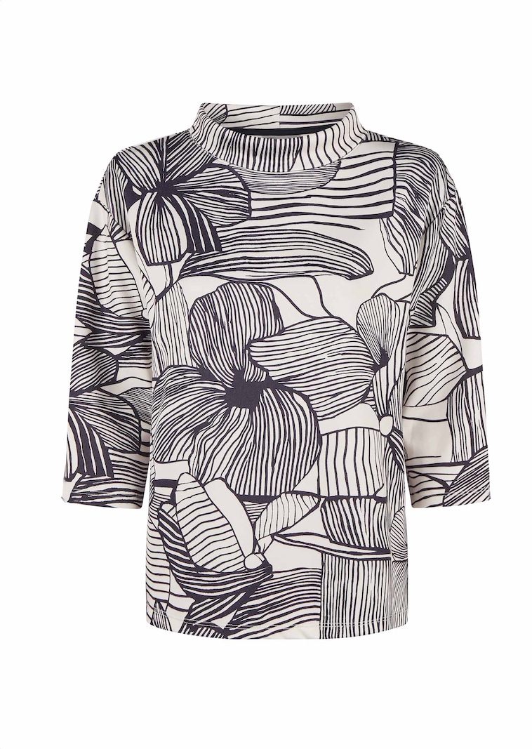 Sweatshirt mit Stehkragen