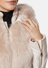 Padded jacket with fur and leather trims thumbnail 5