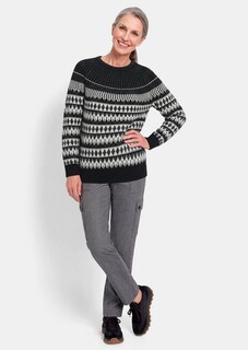 Norwegerpullover mit glitzerndem Lurex thumbnail 2
