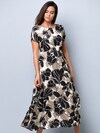 Midikleid mit kleiner Raffung in Taille thumbnail 6