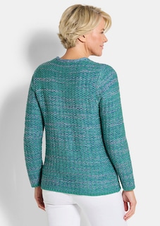 Strickjacke mit verdecktem Reißverschluss thumbnail 3