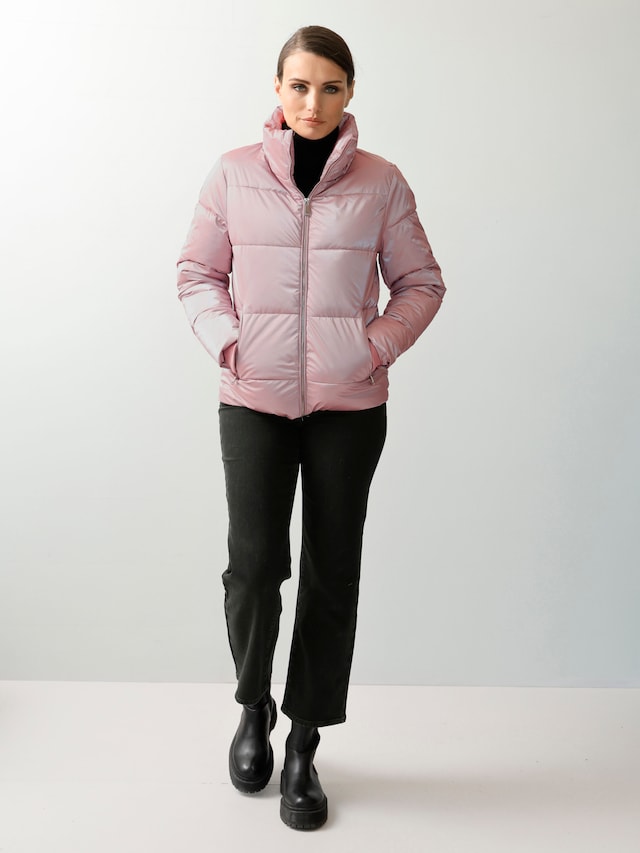 Steppjacke in reflektierender Optik 1