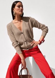 Strickjacke mit Kaschmir thumbnail 7