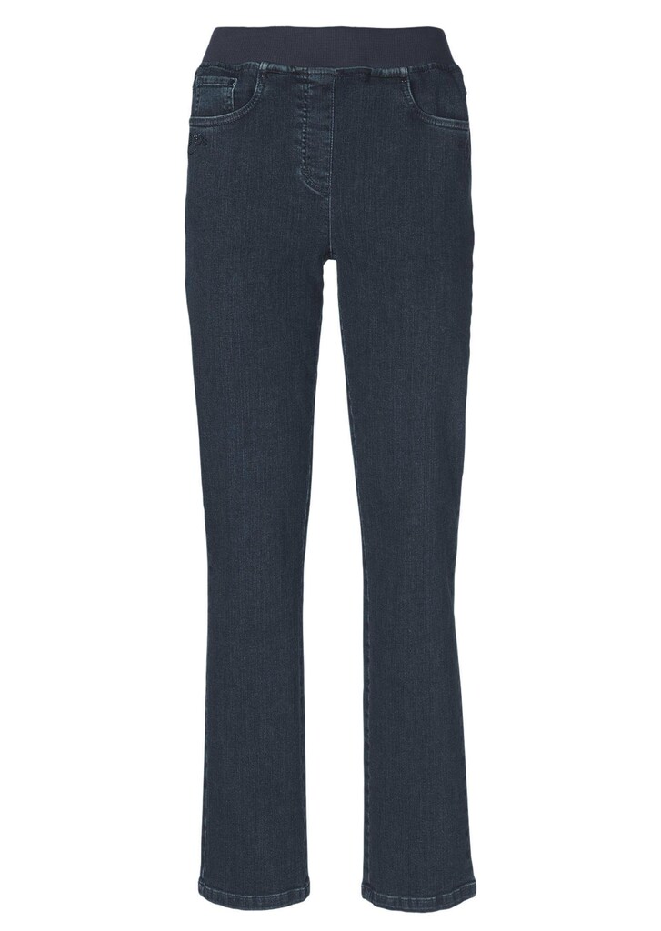 Jeans LOUISA met elastische jersey tailleband 5