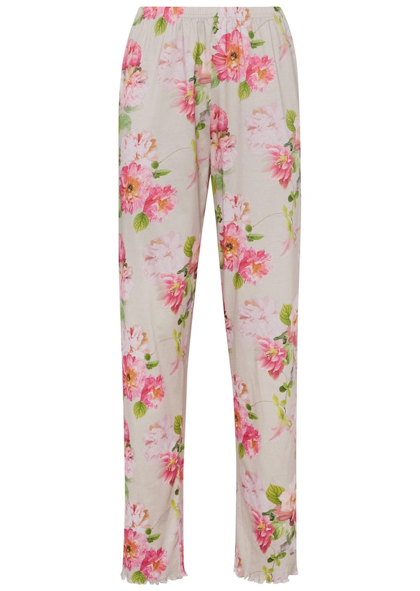 Lyhythihainen pyjama kukkaprintillä 2