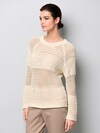Pullover mit Strickmuster thumbnail 1