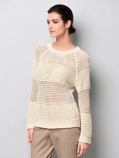 Pullover mit Strickmuster thumbnail 1