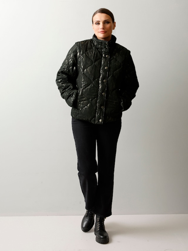 Veste matelassée avec surpiqûres ondulées 3