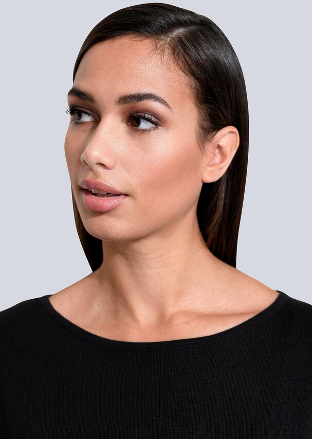 Pullover in softem Glattstrick 1