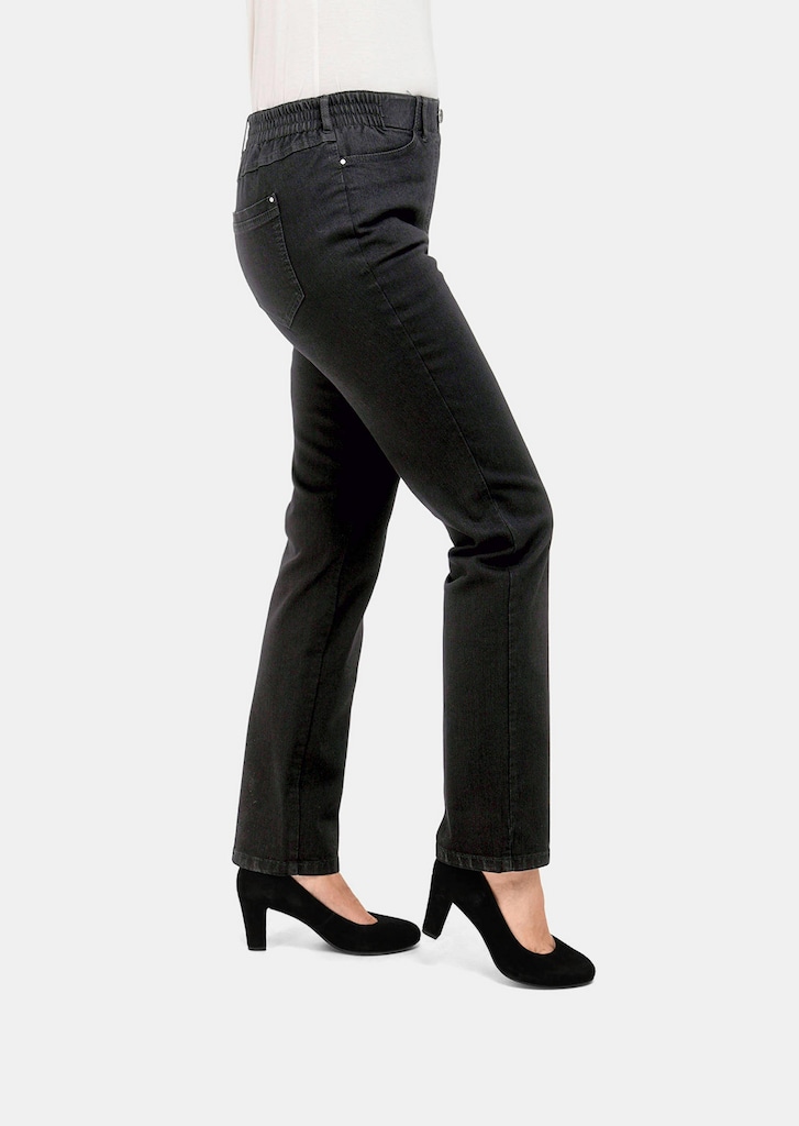 Klassieke jeans MARTHA met elastische tailleband 3