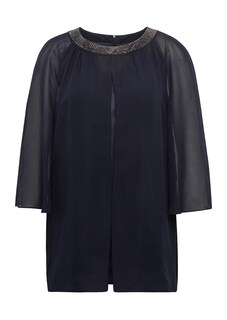 Longblouse met glinsterende hals thumbnail 2