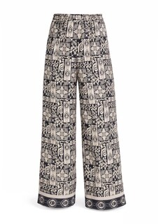 Wijde broek VERA van viscose-satijn thumbnail 6