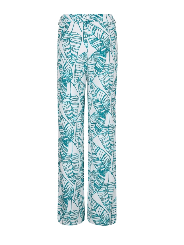 Strandhose mit grafischem Allover Print 1