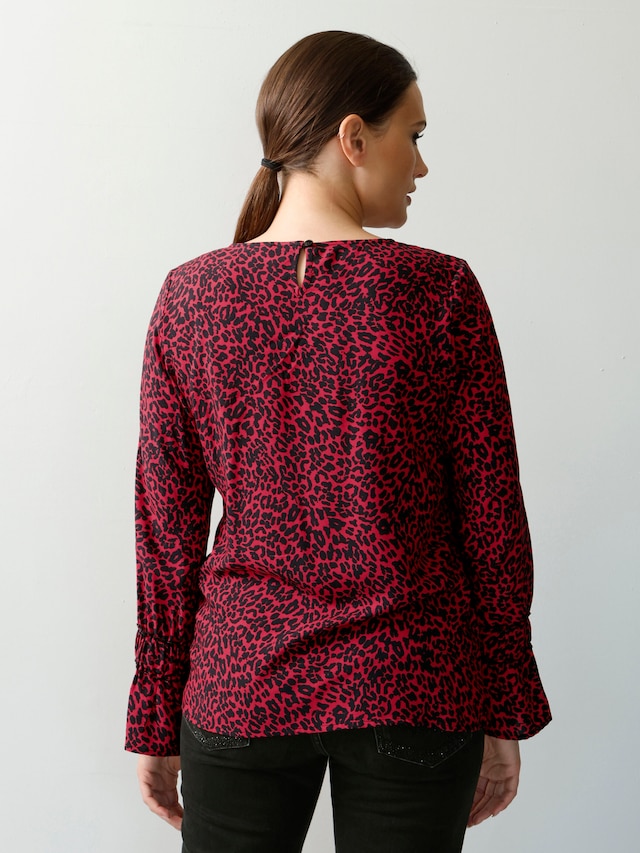 Bluse mit Animalprint 2
