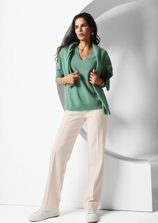 V-Pullover aus reinem Kaschmir thumbnail 7