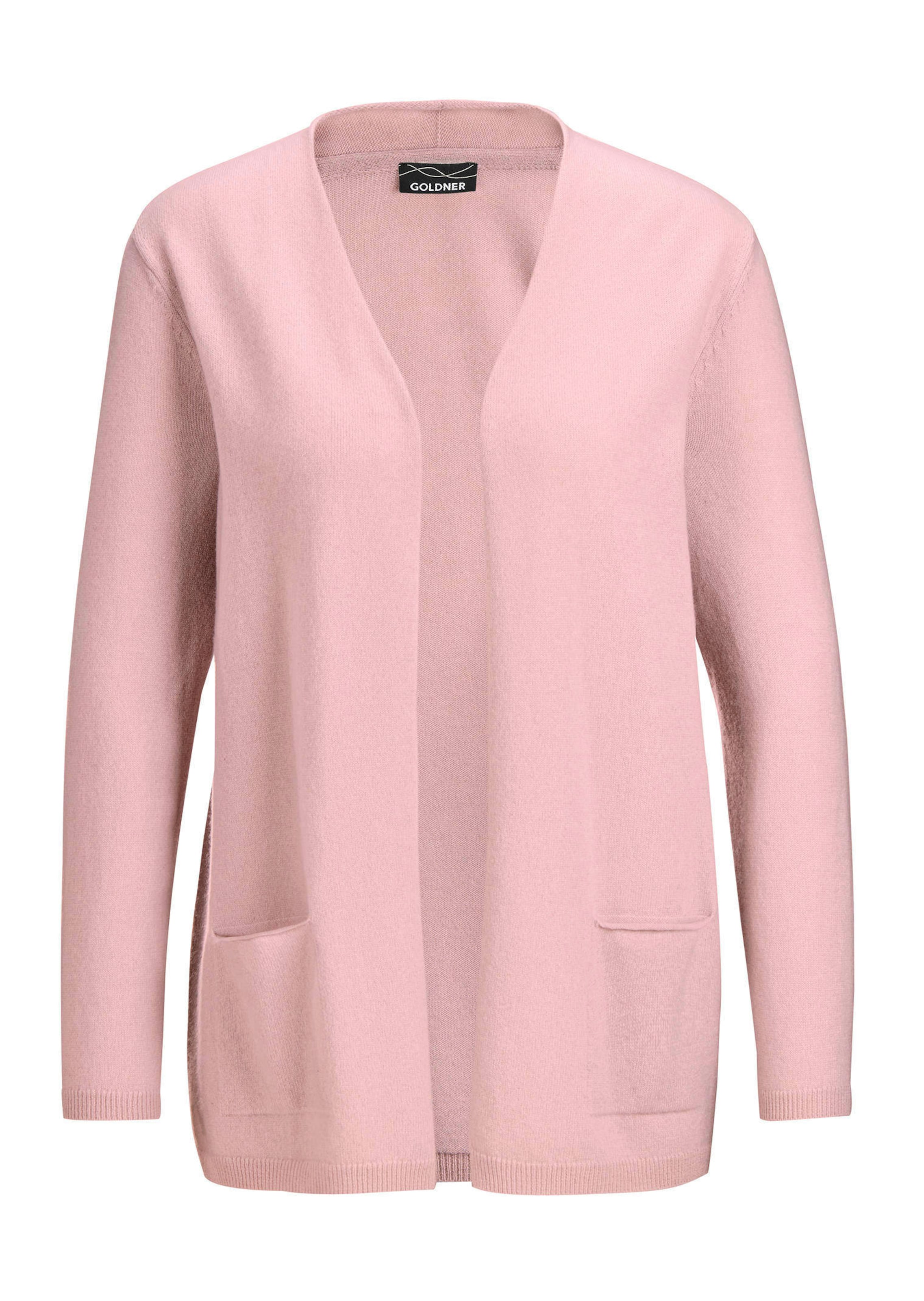 Kaschmir-Longstrickjacke