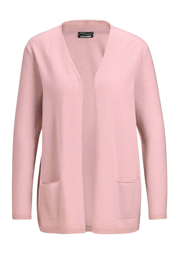 Lang tricot jasje van kasjmier