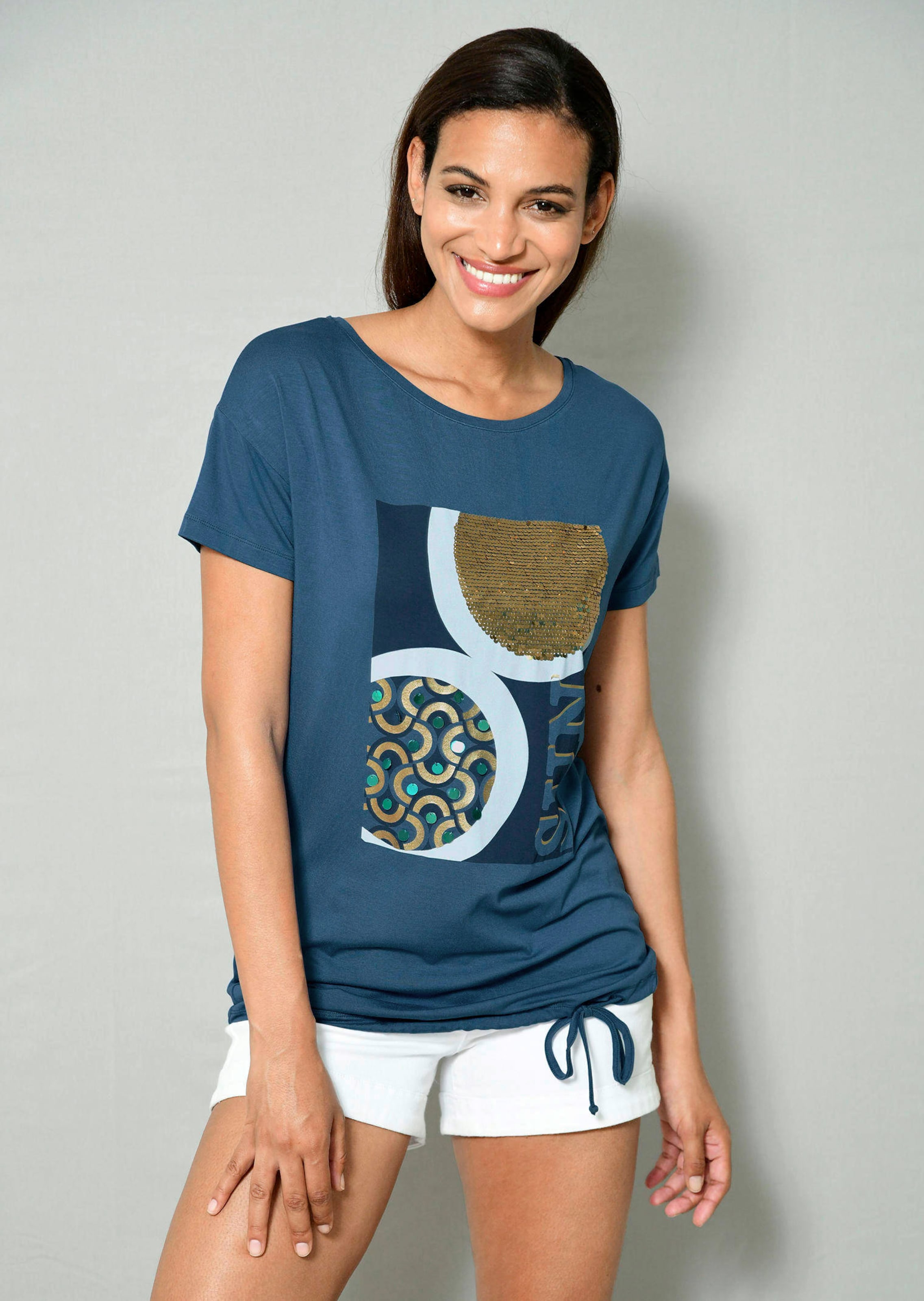 Shirt mit modischen Print