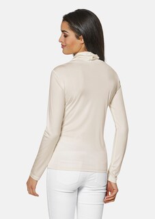 Tailored turtleneck shirt with long sleeves thumbnail 3