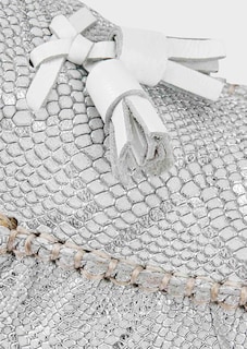 Leder-Mokassins mit Schlangenprint thumbnail 3