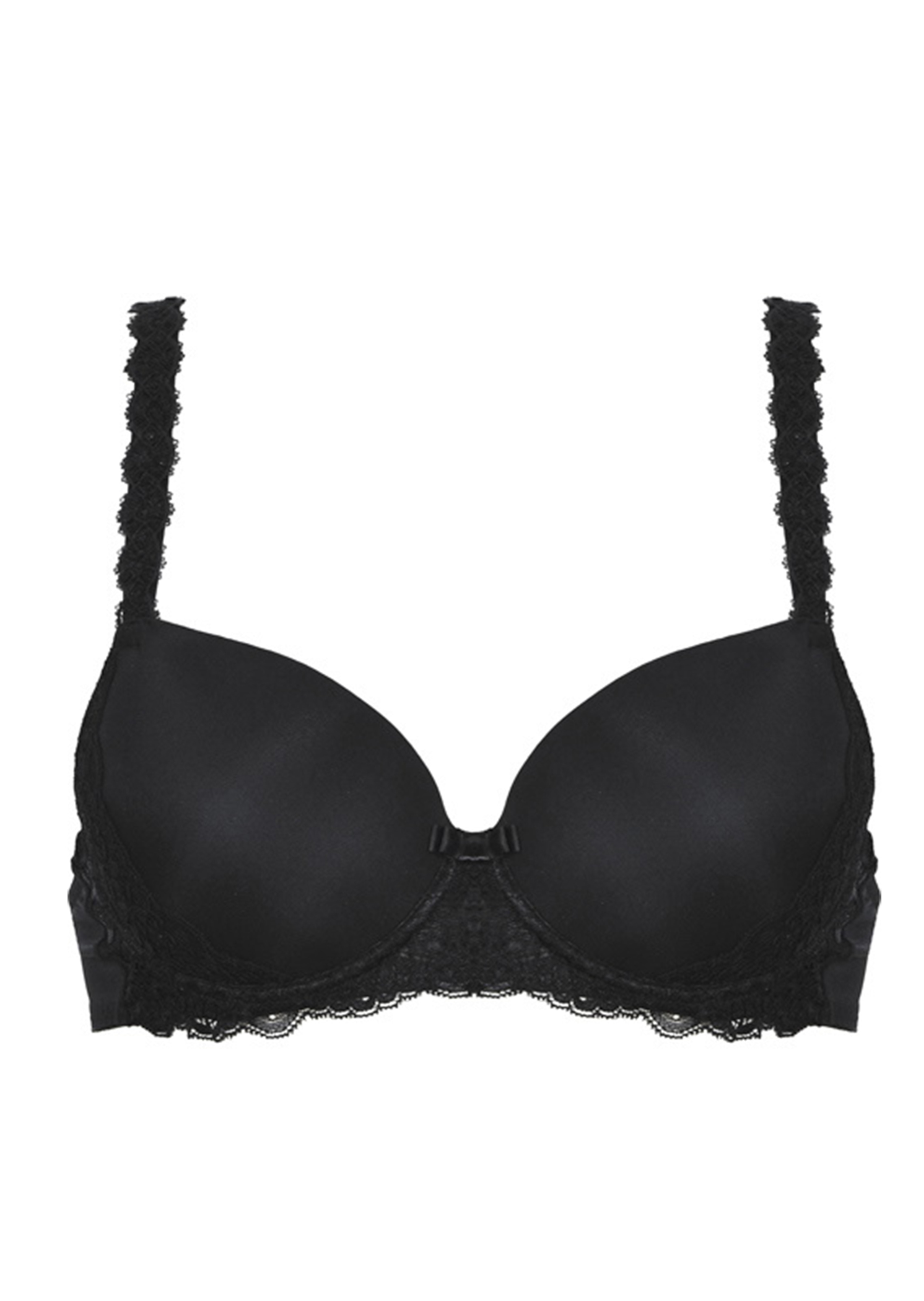 Soutien-gorge à armatures avec coques et détails en dentelle