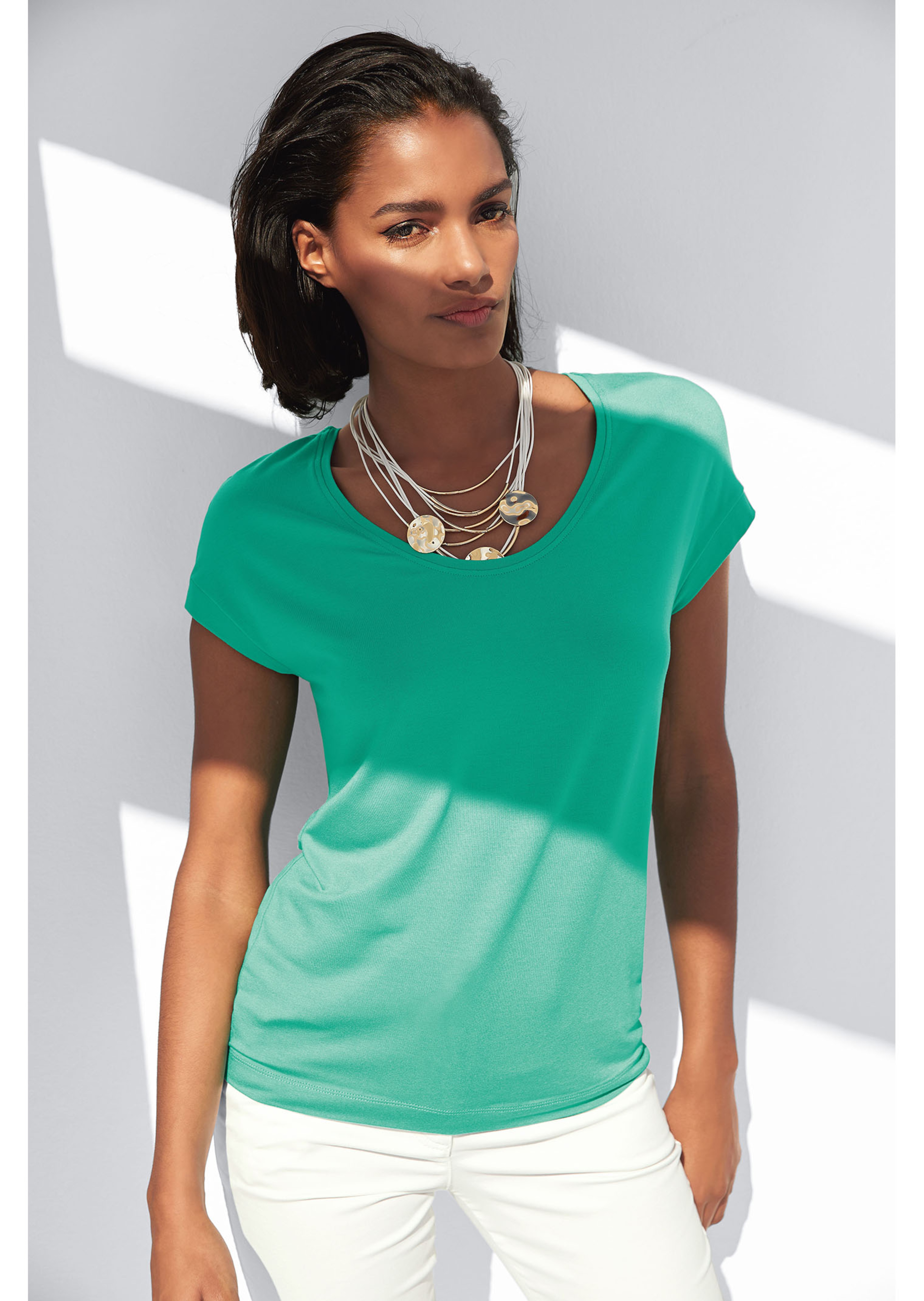 Shirt mit Rundhals-Ausschnitt