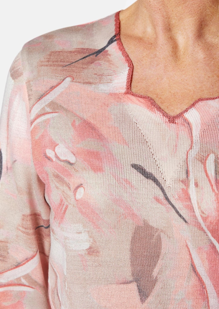 Hoogwaardige pullover met prachtige print van Di-Strick 4