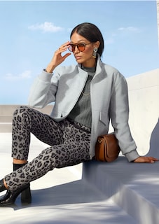 Blouson in Melange-Qualität thumbnail 7