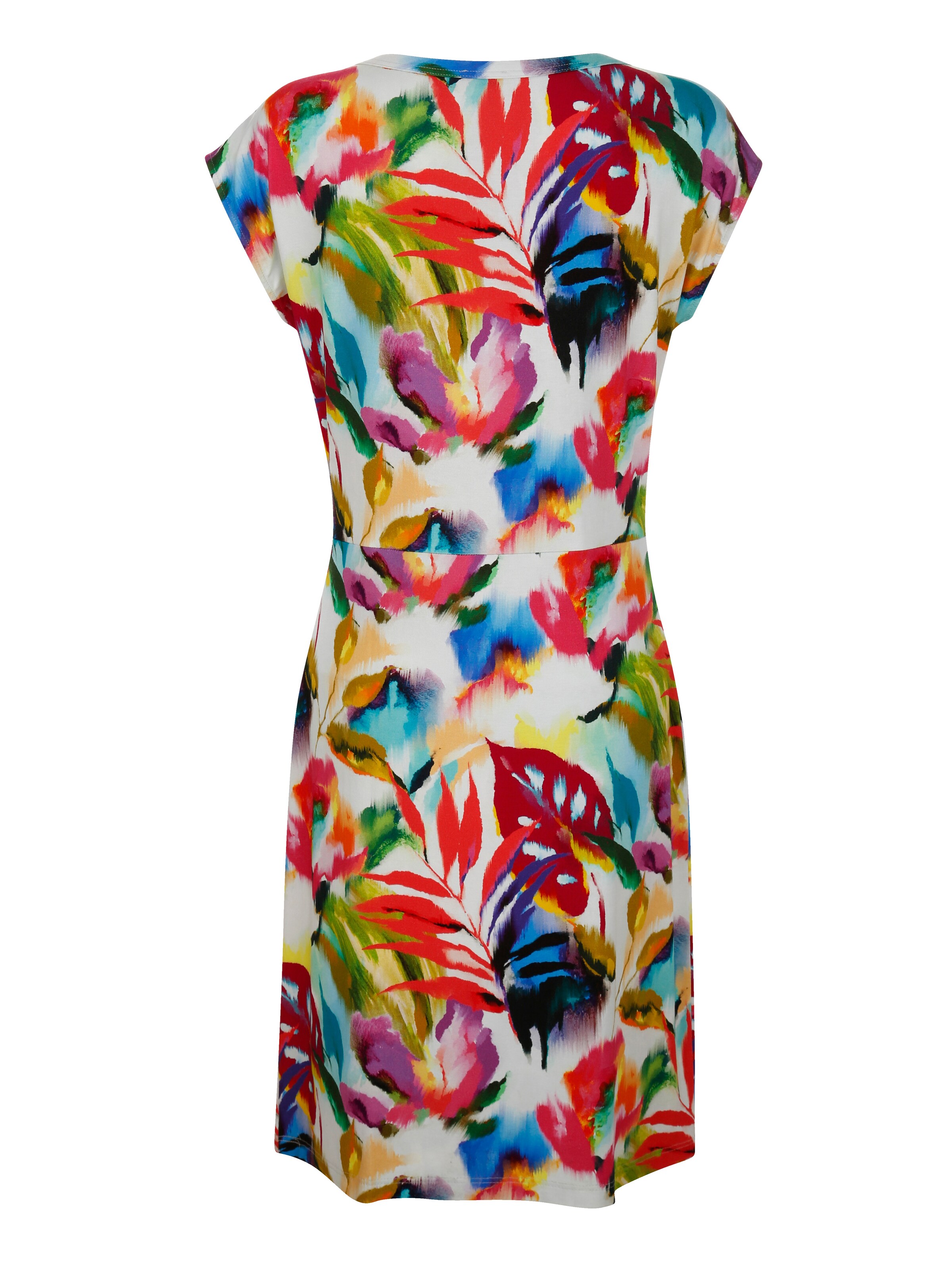 Kleid allover in floralem Dessin