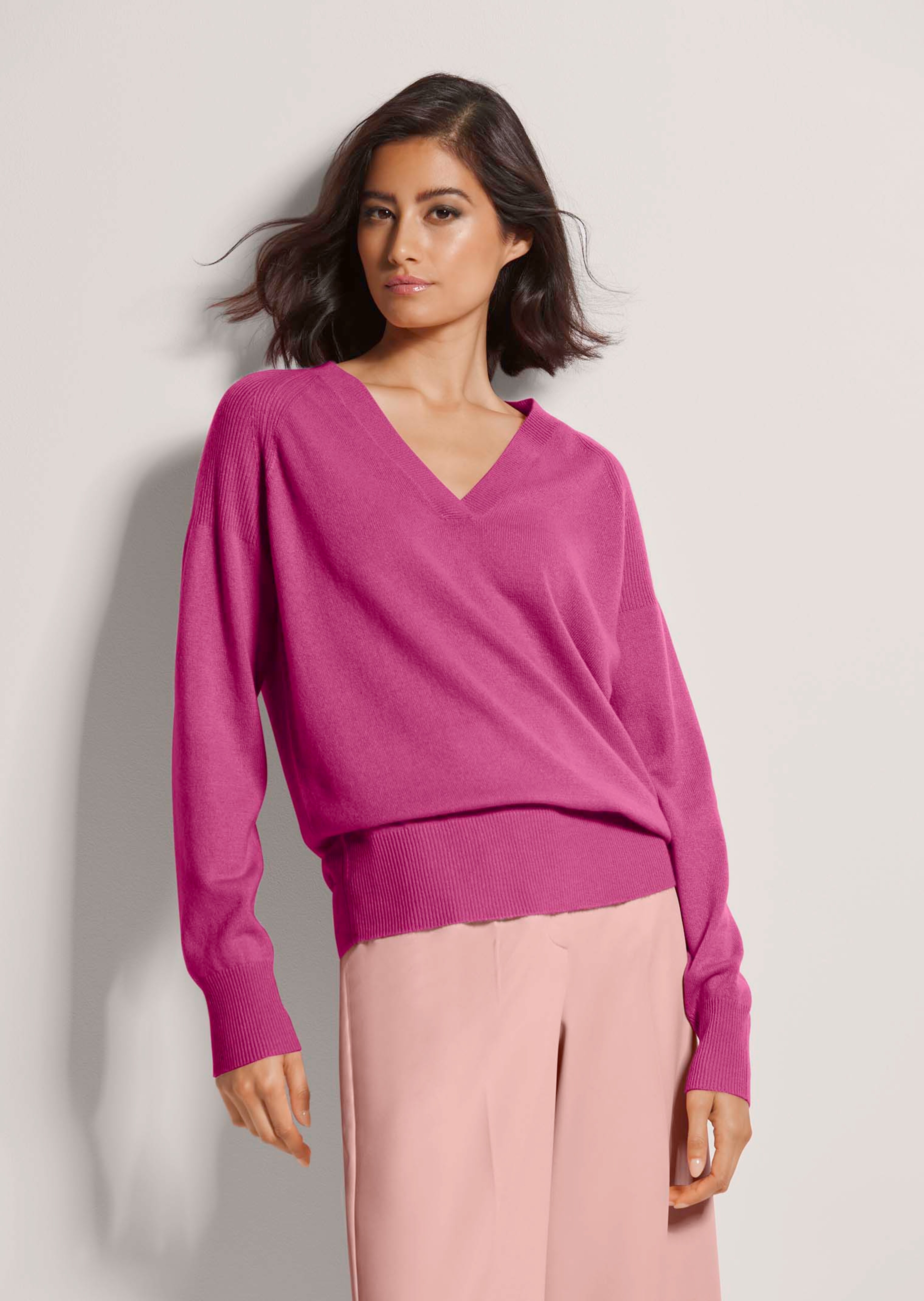 Pull en cachemire encolure V