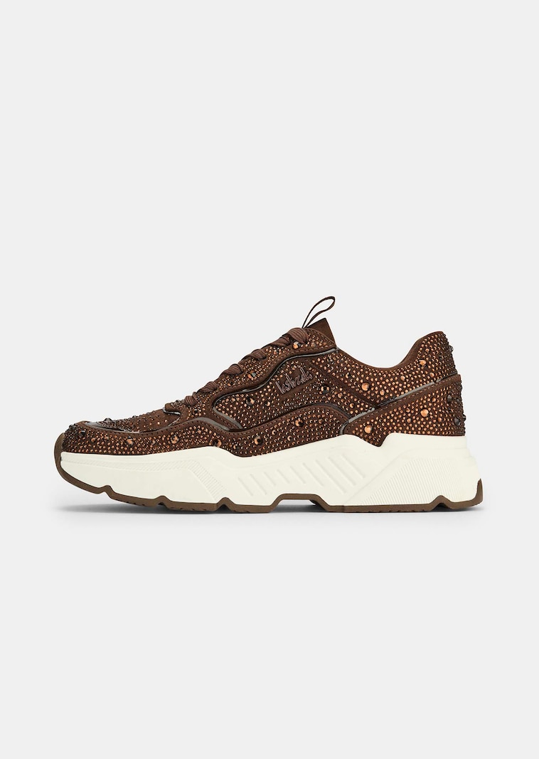 Sneakers de style « chunky » ornées de strass