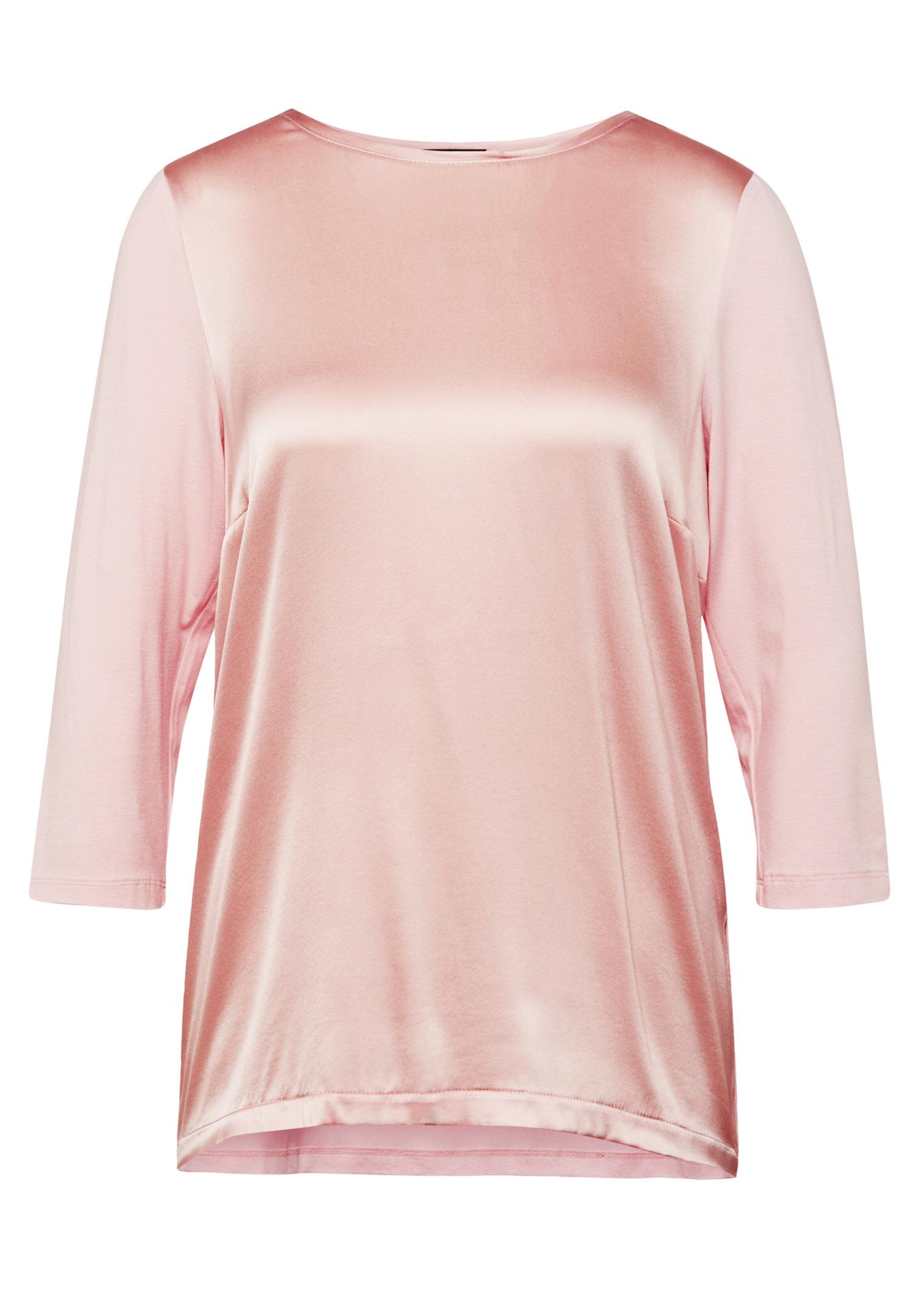 Chemisier avec empiècements en soie - rosé - Gr. 46 de Goldner Fashion